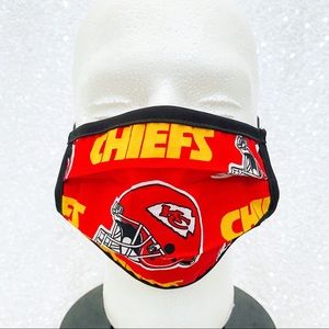 🔴4/$25 kansas city chiefs adult face mask